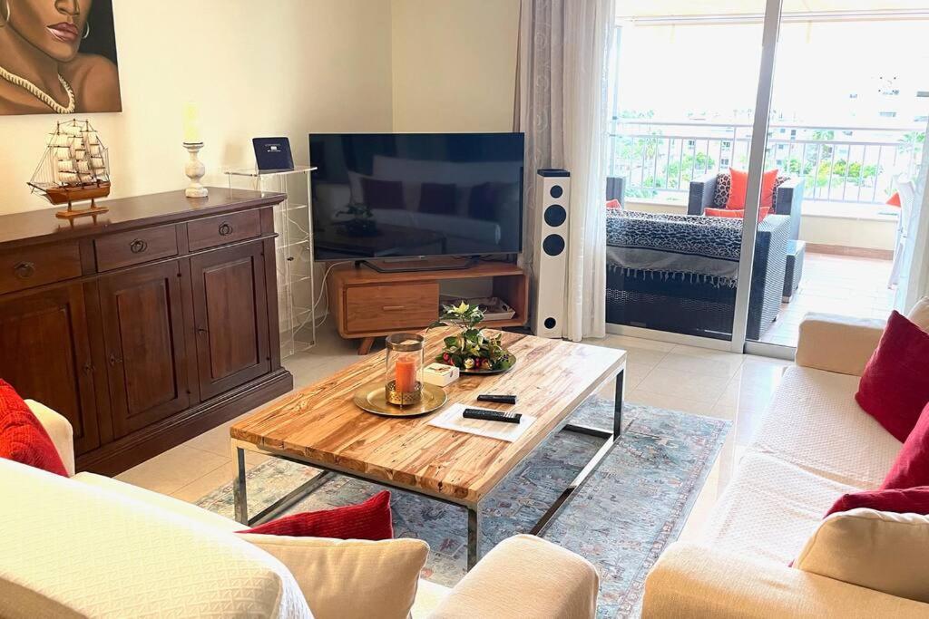 Luxurioese Duplex Ferienwohnung In Sehr Ruhiger Wohnanlage Mit Meerblick Palm-mar Dış mekan fotoğraf