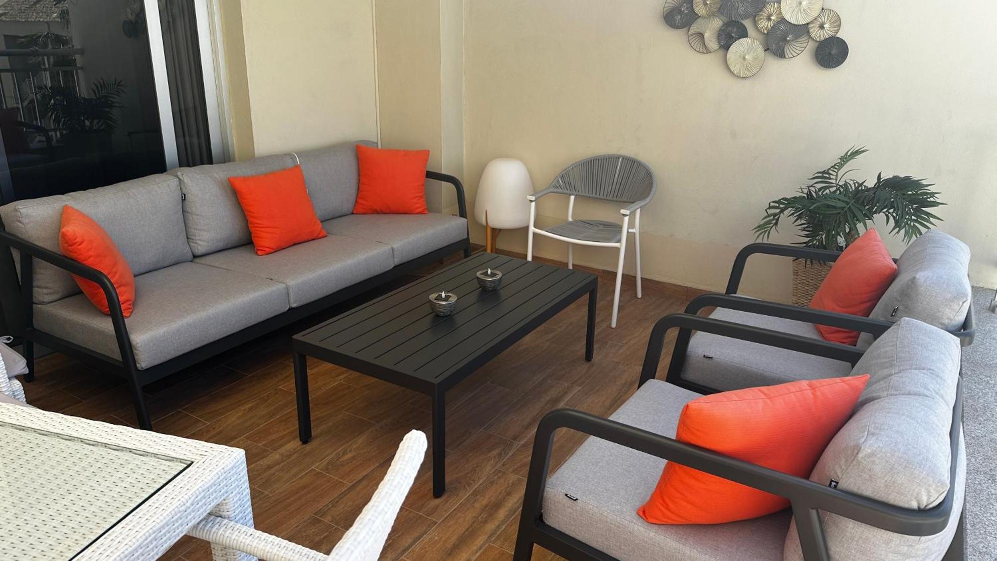 Luxurioese Duplex Ferienwohnung In Sehr Ruhiger Wohnanlage Mit Meerblick Palm-mar Dış mekan fotoğraf