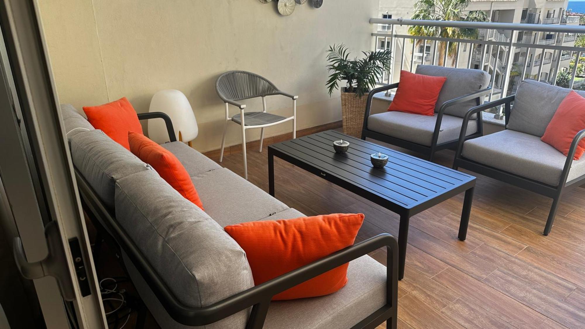 Luxurioese Duplex Ferienwohnung In Sehr Ruhiger Wohnanlage Mit Meerblick Palm-mar Dış mekan fotoğraf