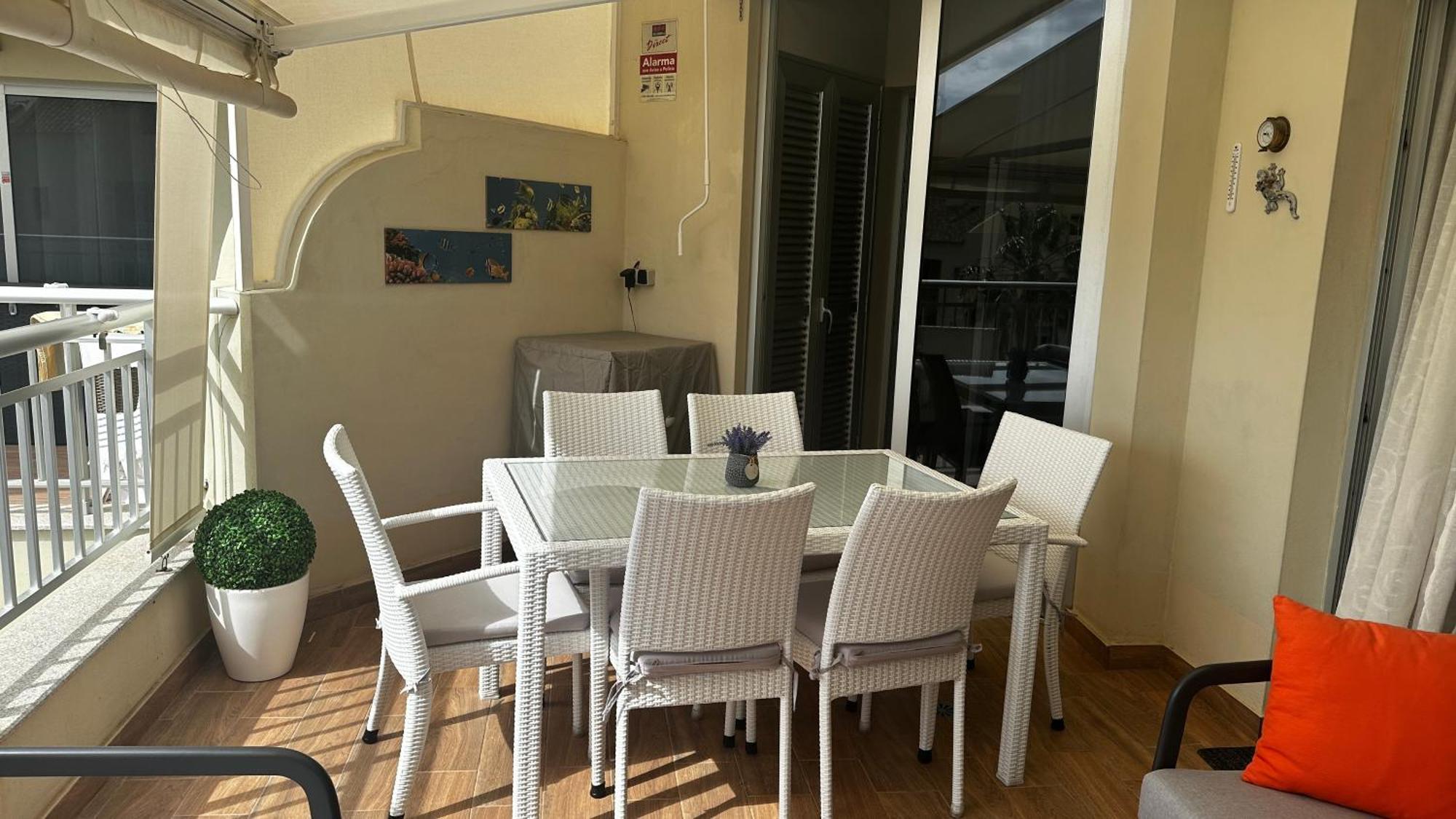 Luxurioese Duplex Ferienwohnung In Sehr Ruhiger Wohnanlage Mit Meerblick Palm-mar Dış mekan fotoğraf