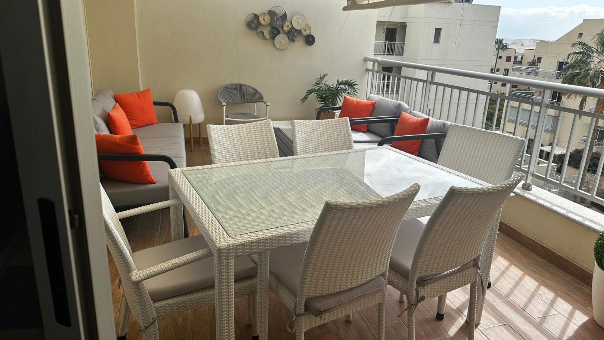 Luxurioese Duplex Ferienwohnung In Sehr Ruhiger Wohnanlage Mit Meerblick Palm-mar Dış mekan fotoğraf