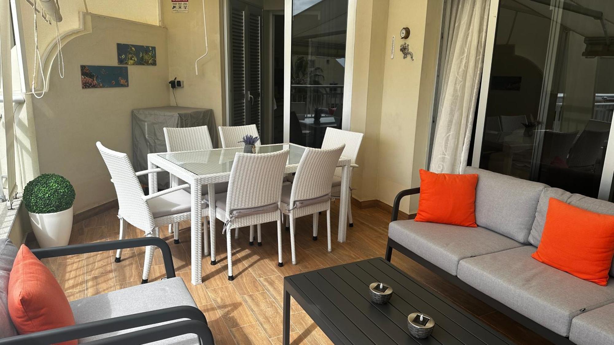 Luxurioese Duplex Ferienwohnung In Sehr Ruhiger Wohnanlage Mit Meerblick Palm-mar Dış mekan fotoğraf